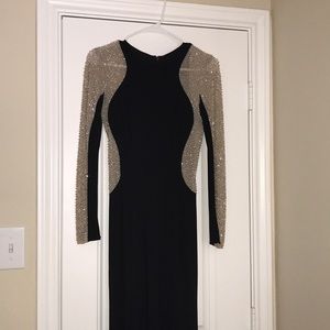 XSCAPE Black Prom Dress